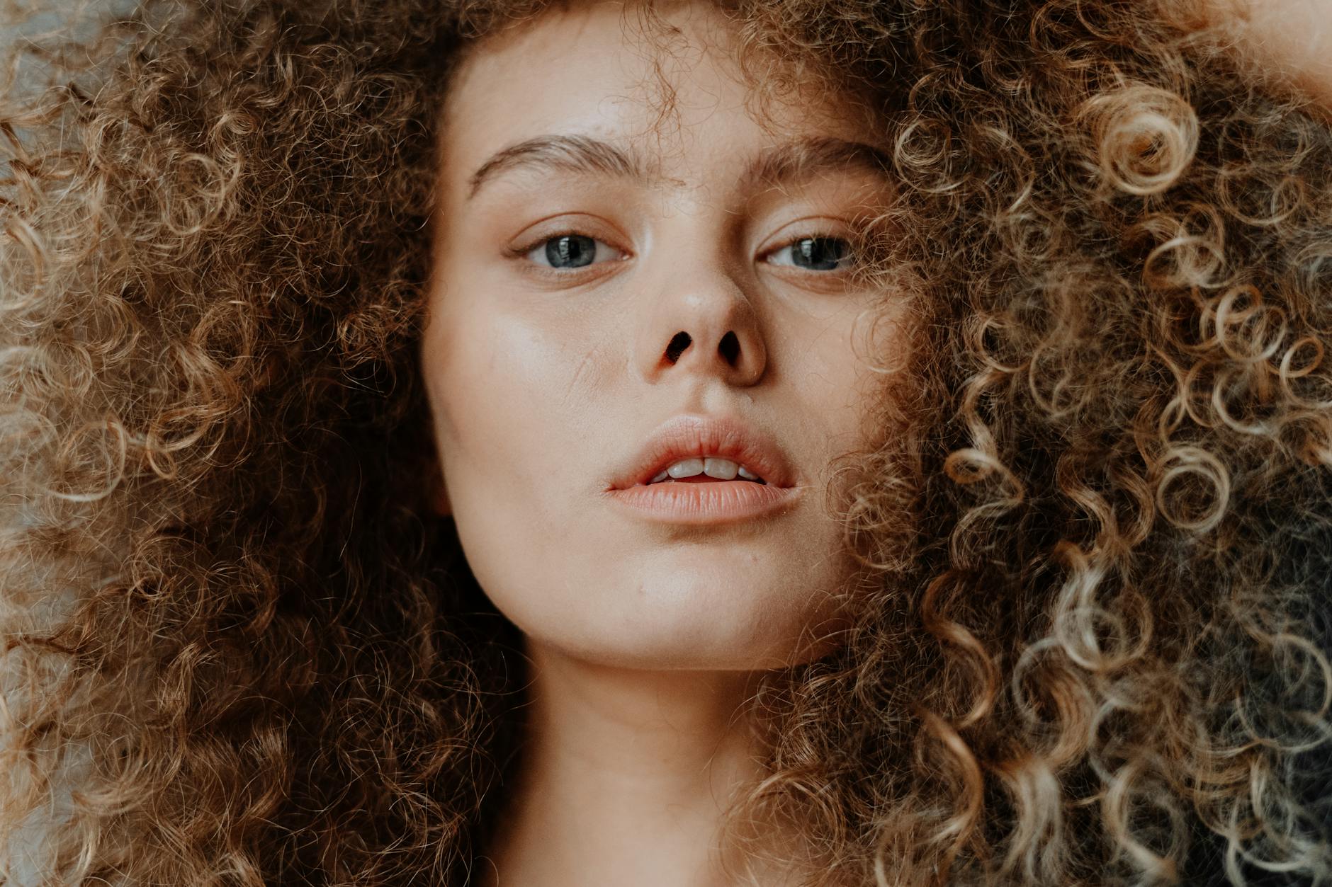 Defined natural curls with healthy shine