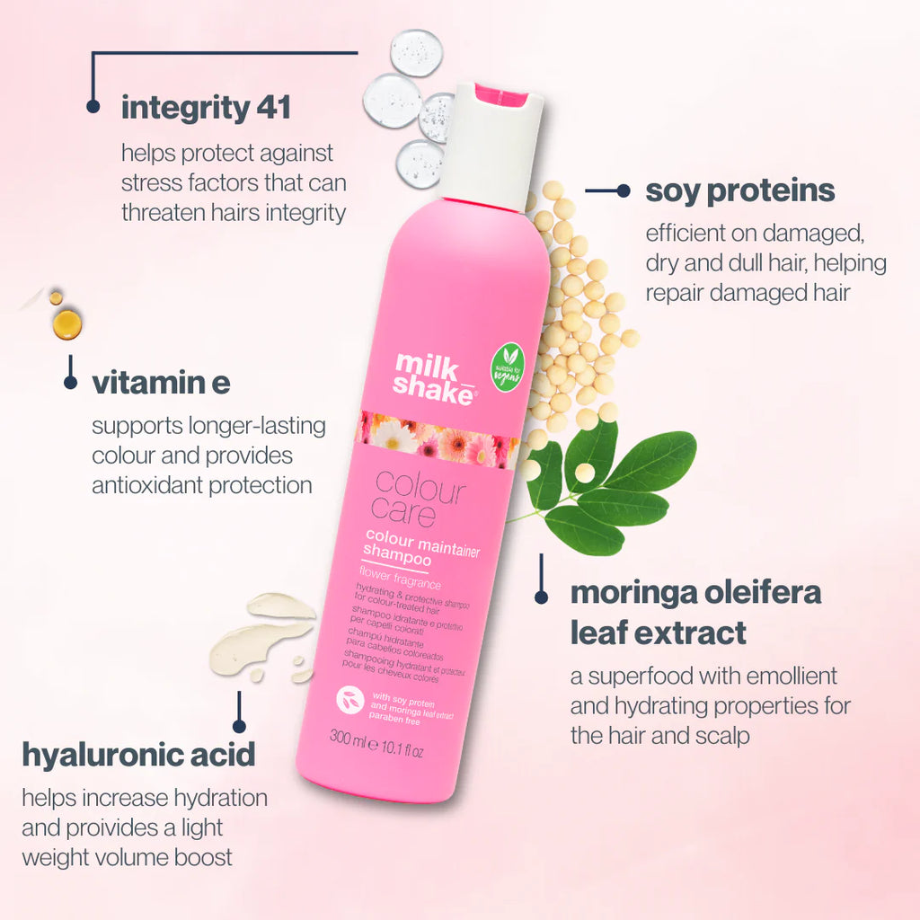 milk_shake Colour Care Flower Shampoo — ingredients panel