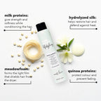 Milk_Shake Thermo Protector with milk proteins, hydrolyzed silk, meadowfoam and quinoa proteins